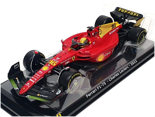 Macheta auto Ferrari F1-75 GP Monza Italy C. Leclerc Formula 1 (2022) 1:24 Bburago