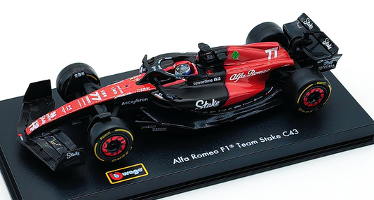 Macheta auto Alfa Romeo F1 C43 V. Bottas (2023) 1:43 Bburago Signature