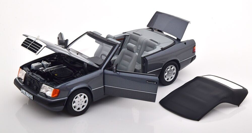 Macheta auto Mercedes 300 CE-24 Convertible (A124) (1991) 1:18 Norev Dealer Edition