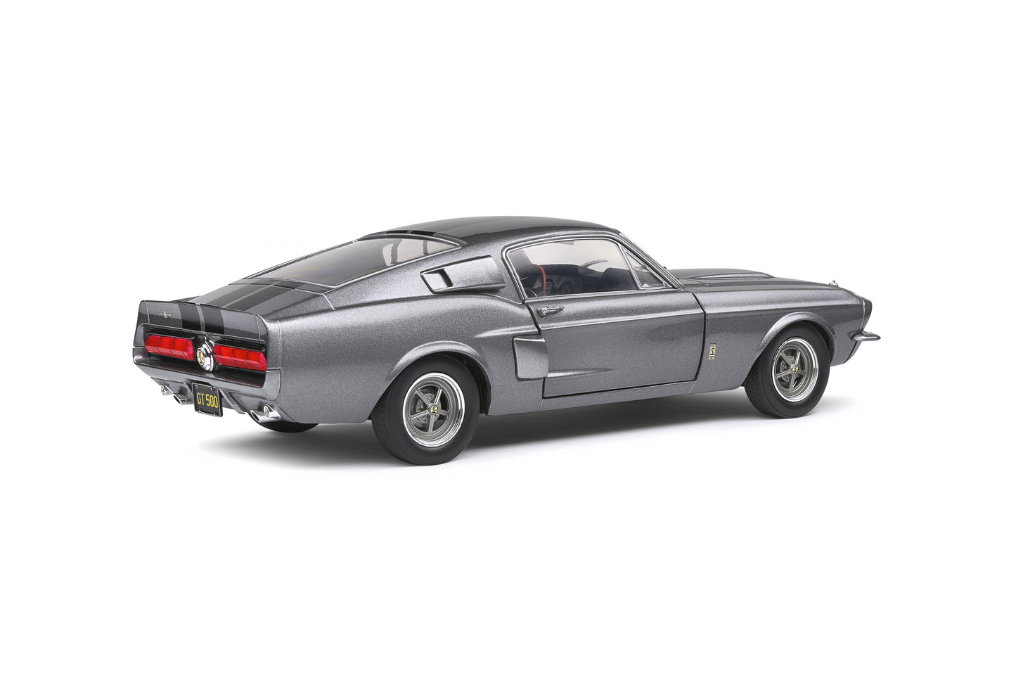 Macheta auto Ford Shelby GT500  Gray & Black Stripes  1967 1:18 Solido