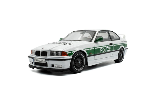 Macheta auto BMW E36 M3 Coupe SOLIDO Works Drift Police, White, 1991 1:18 Solido