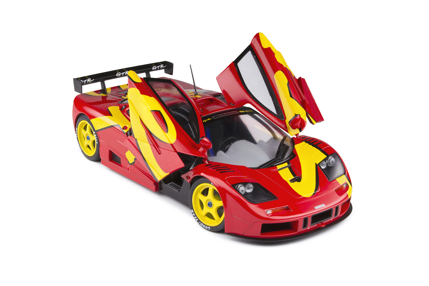 Macheta auto McLaren F1 GTR Short Tail Launch Livery (1996) 1:18 Solido