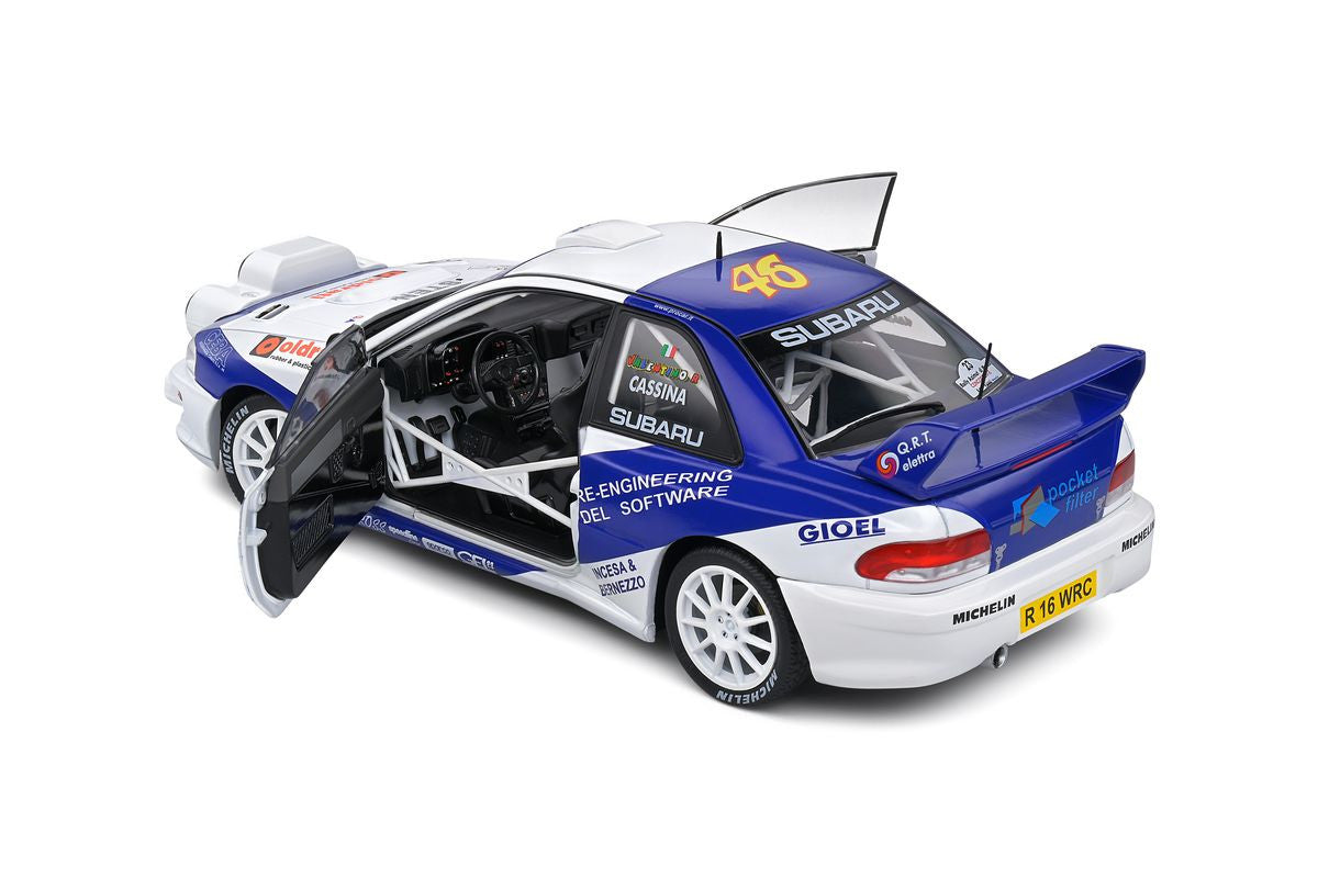 Macheta auto Subaru Impreza S5 WRC99 White Rally Azimut Di Monza (2000 ) 1:18 Solido