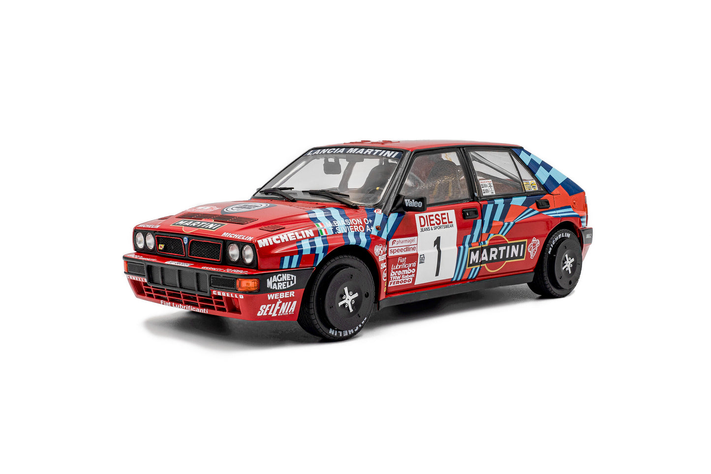 Lancia Delta HF Integrale – Rally San Remo – 1989 – #1 M.Biasion / T.Siviero 1:18 Solido