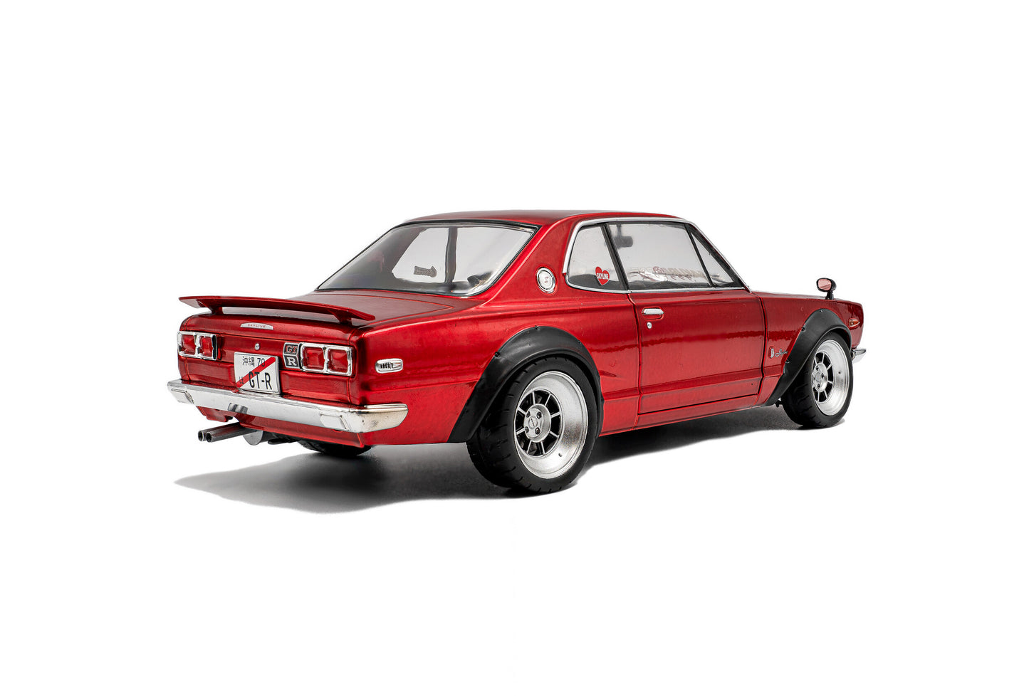 Macheta auto Nissan Skyline (C10) Hakosuka SOLIDO WORKS – Red Metallic – 1970 1:18 Solido