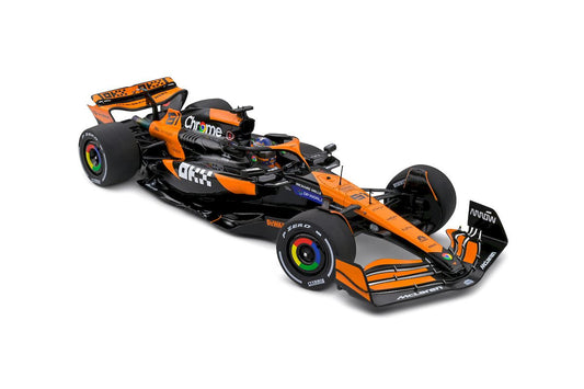 Macheta auto McLaren MCL38 McLaren F1 Team #81 Oscar Piastri 4th Australian GP Formula 1 2024 1:18 Solido