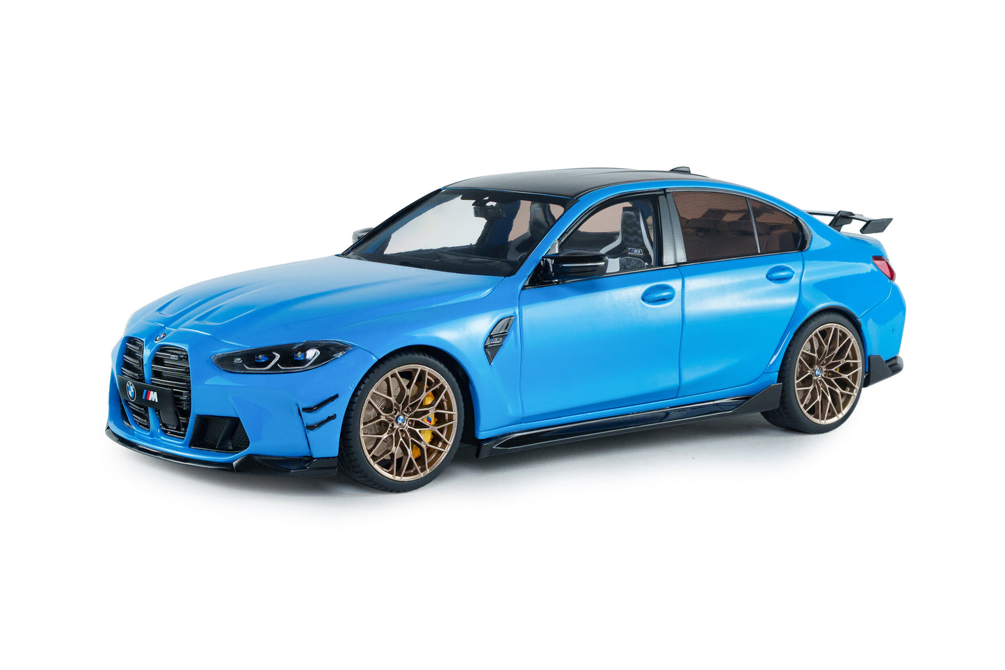 Macheta BMW M3 Performance Parts 2024 albastru Daytona Beach 1:18 Solido