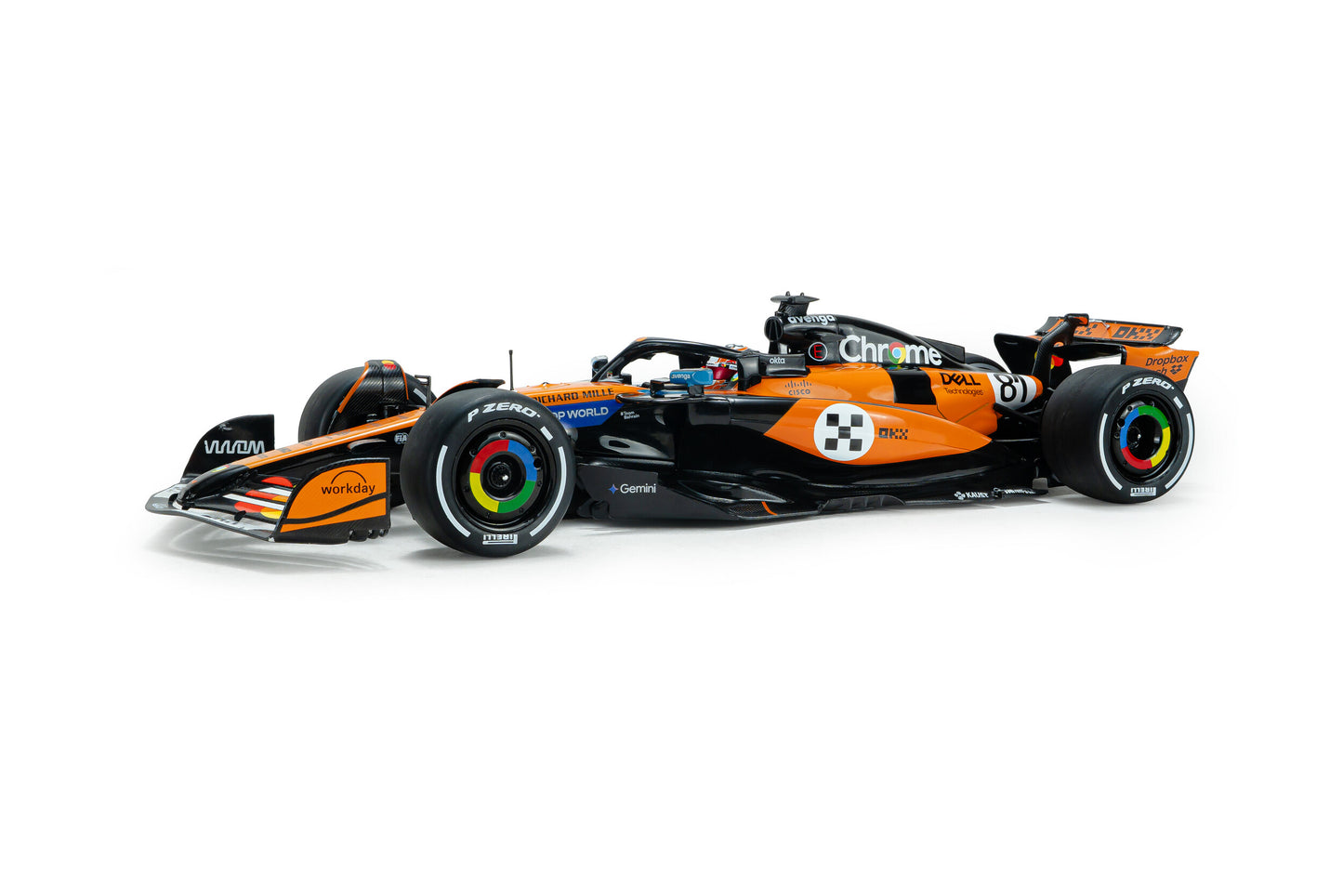 Macheta auto McLaren MCL39 – GP MONACO – 2025 – O.PIASTRI #81 1:18 Solido