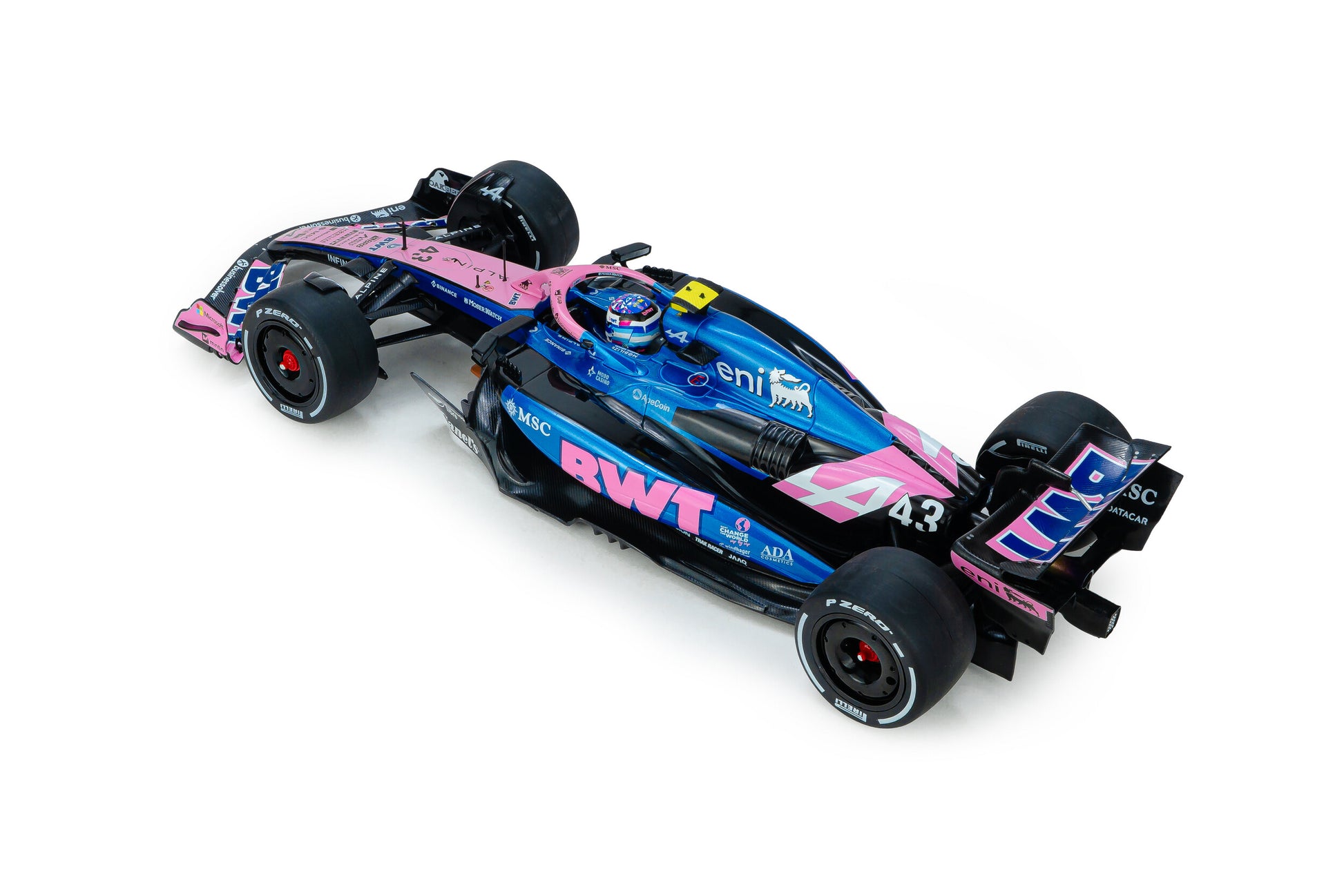 Solido Alpine A525 metal multicolor, macheta F.Colapinto 43 scara 1:18