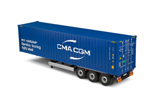 *Precomanda Macheta auto Remorca container CMA CGM 1:24 Solido