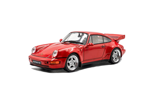 Macheta auto Porsche 911 (964) RS 3.8 – Guards Red – 1994 1:43 Solido