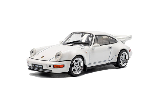 Macheta auto Porsche 911 (964) RS 3.8 – Grand Prix White – 1994 1:43 Solido