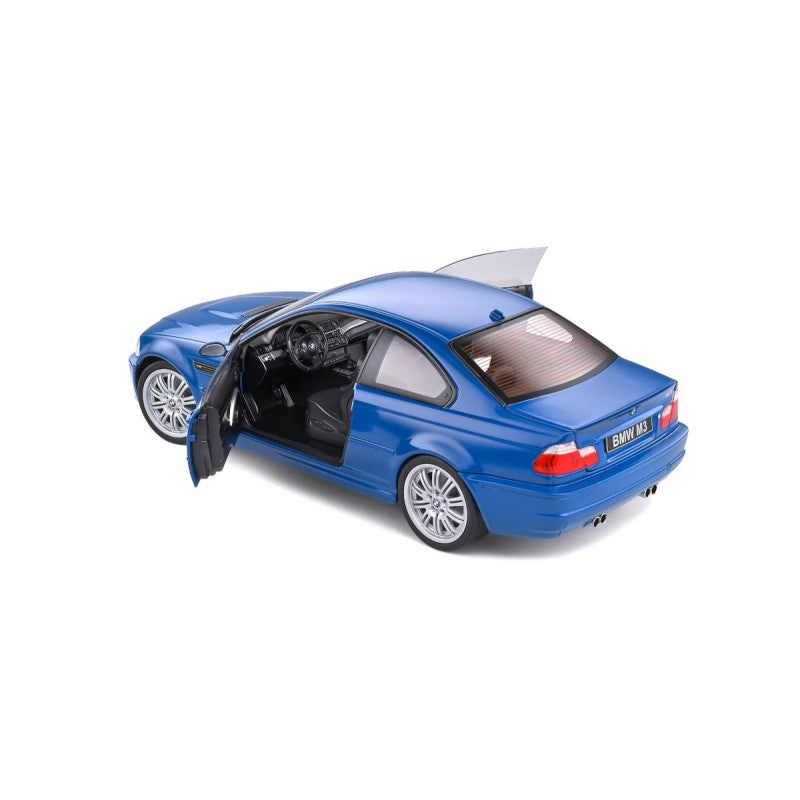 Solido BMW E46 M3 macheta metal albastru, scara 1:18, an 2000