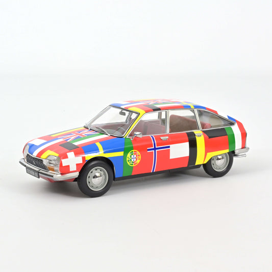 Macheta auto Citroen GS Flags 2nd release (1972) 1:18 Norev