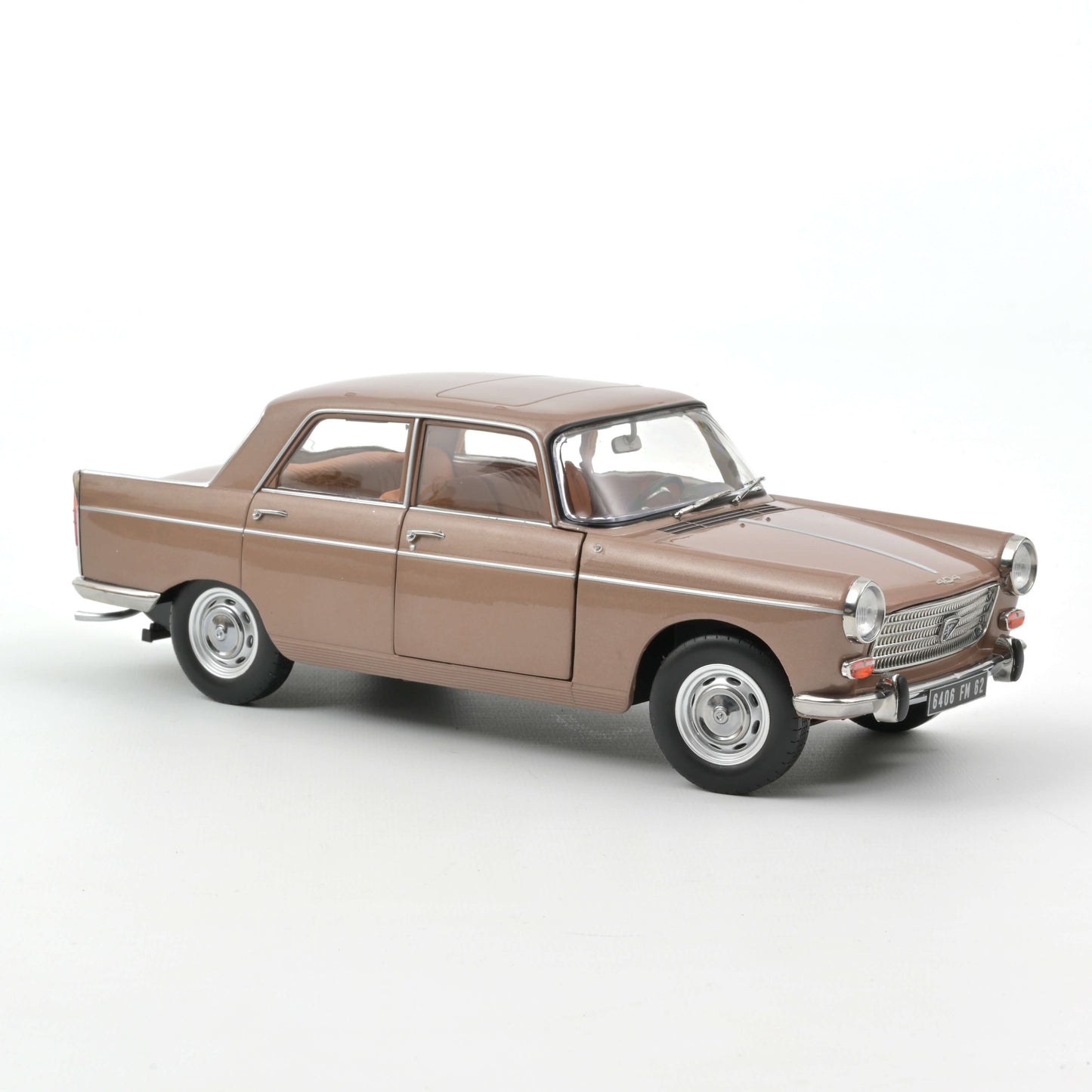 Macheta auto Peugeot 404 with Caravan Henon (1965) 1:18 Norev