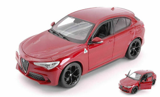 Macheta auto Alfa Romeo Stelvio Q4 Quadrifoglio (2017) 1:24 Bburago