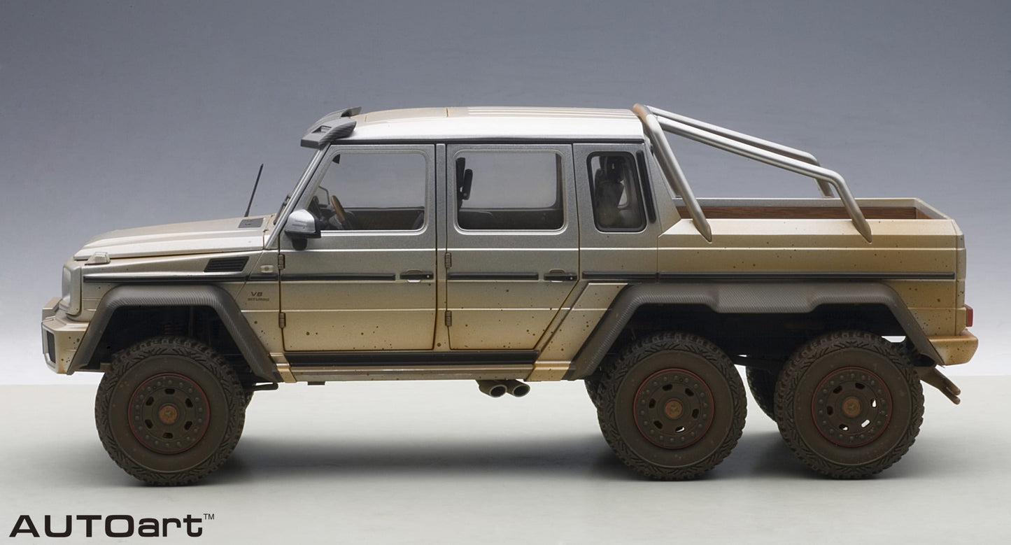 Macheta auto Mercedes-Benz G63 AMG 6×6 "muddy version" (2013) 1:18 AutoArt