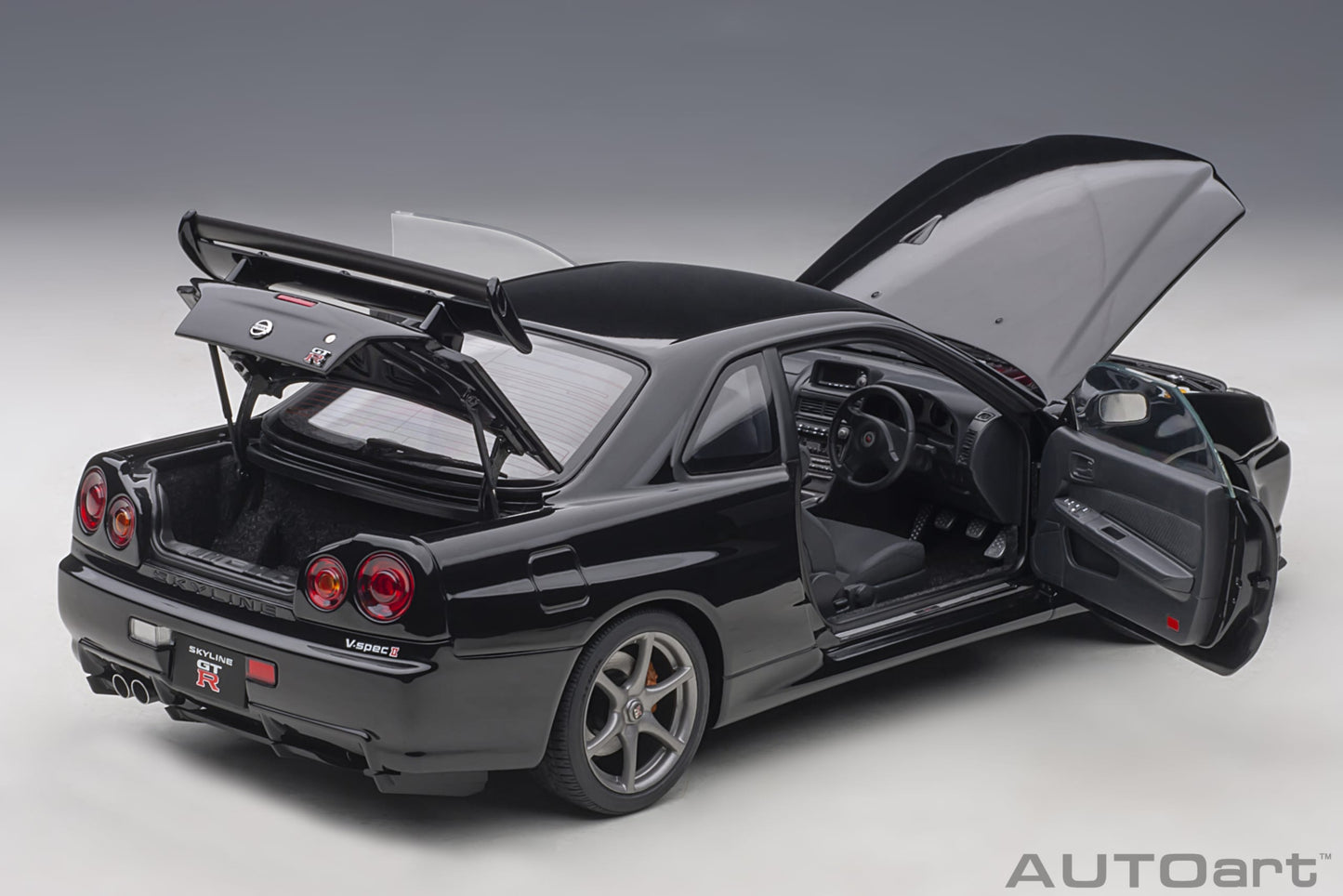 Macheta auto Nissan Skyline GT-R (R34) V-Spec II (2001) 1:18 AutoArt