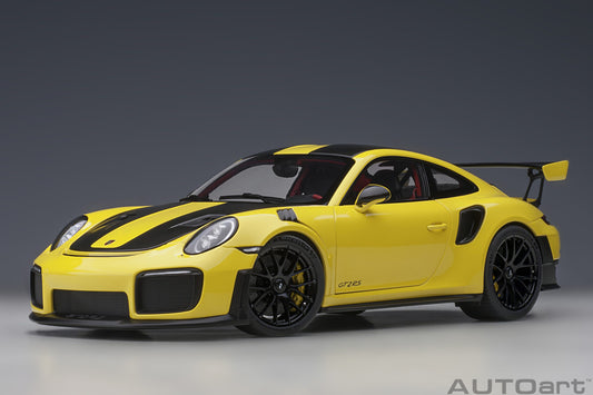 Macheta auto Porsche 911 (991.2) GT2RS Weissach Package (2017) 1:18 AutoArt