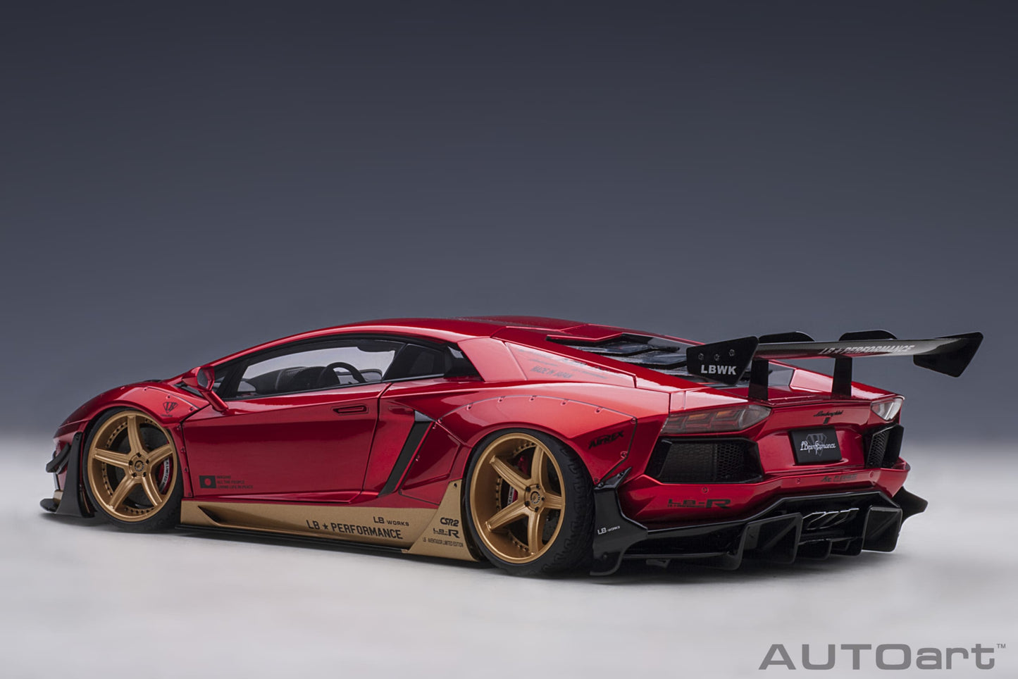 Macheta auto Liberty Walk LB-Works Lamborghini Aventador Limited Edition 1:18 AutoArt