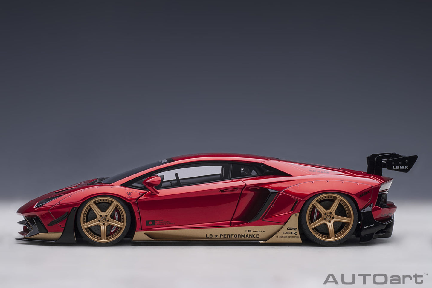 Macheta auto Liberty Walk LB-Works Lamborghini Aventador Limited Edition 1:18 AutoArt