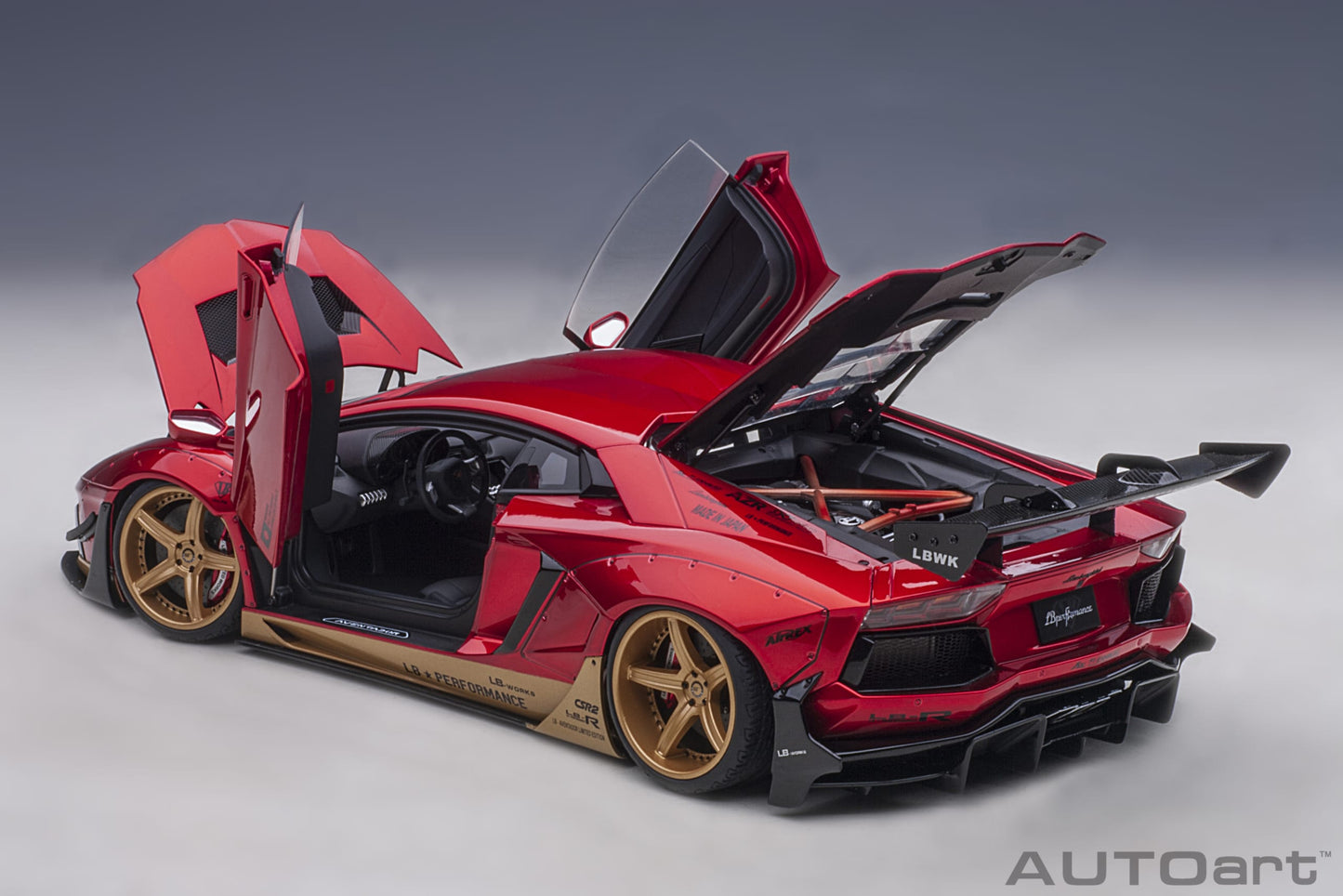 Macheta auto Liberty Walk LB-Works Lamborghini Aventador Limited Edition 1:18 AutoArt