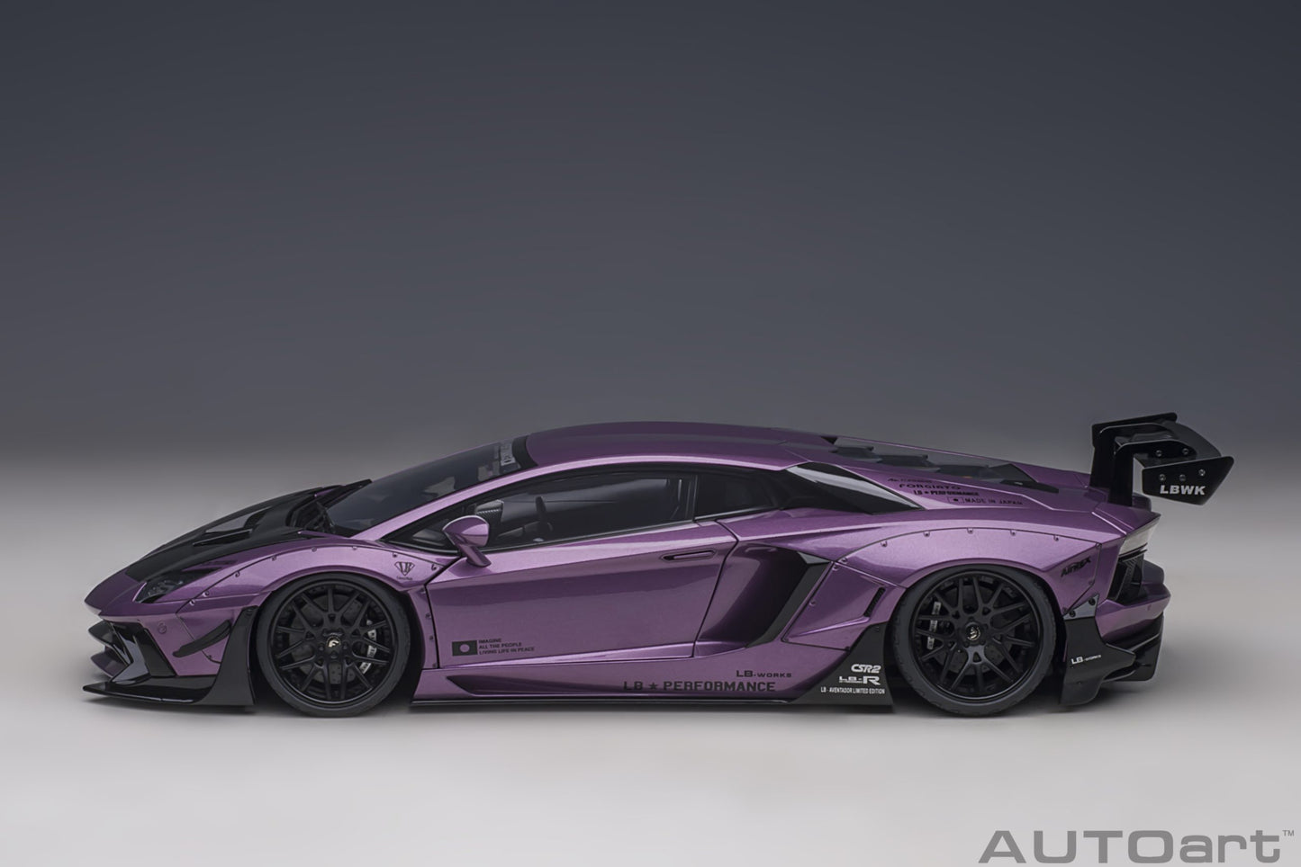 Macheta auto Liberty Walk LB-Works Lamborghini Aventador Limited Edition 1:18 AutoArt