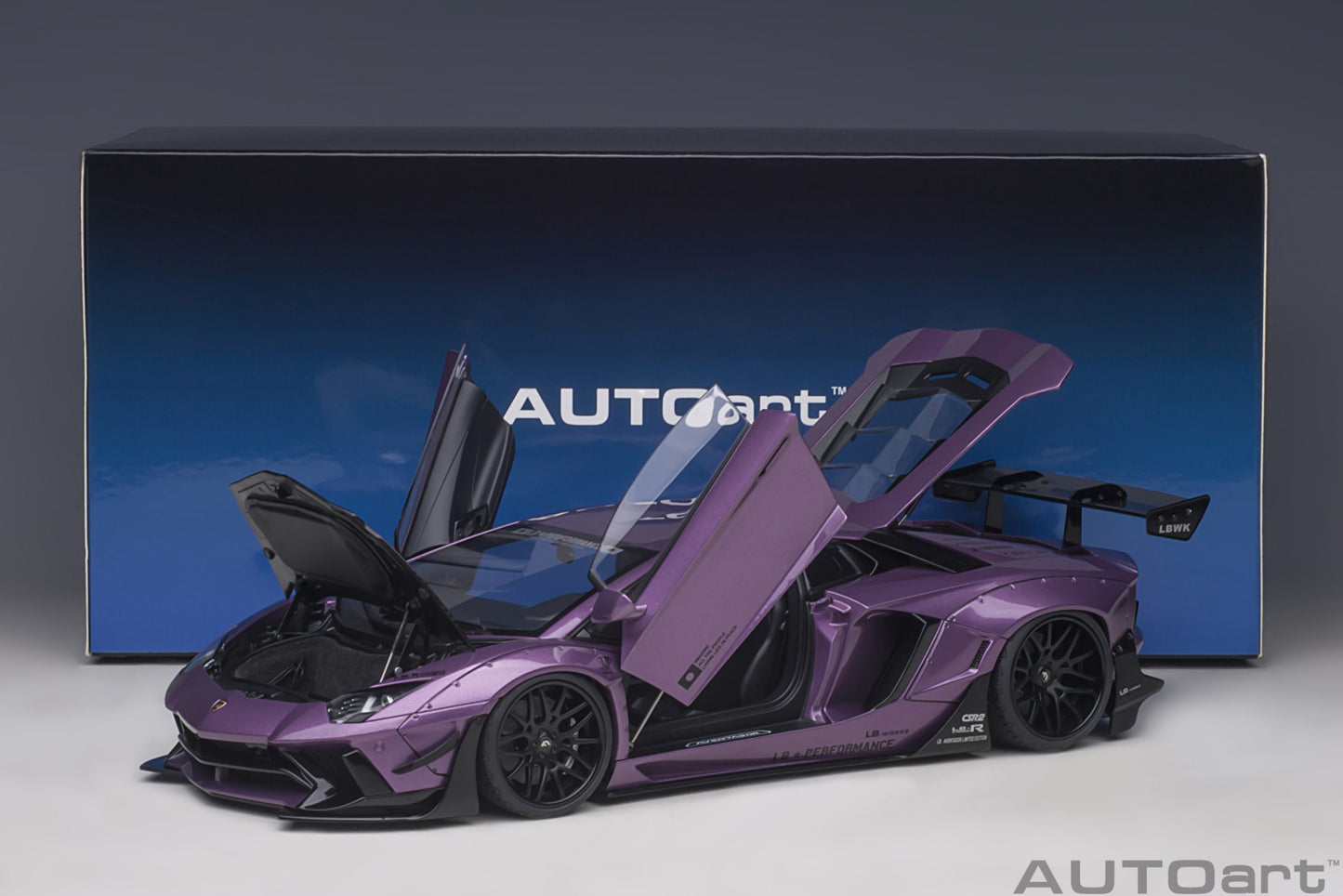 Macheta auto Liberty Walk LB-Works Lamborghini Aventador Limited Edition 1:18 AutoArt