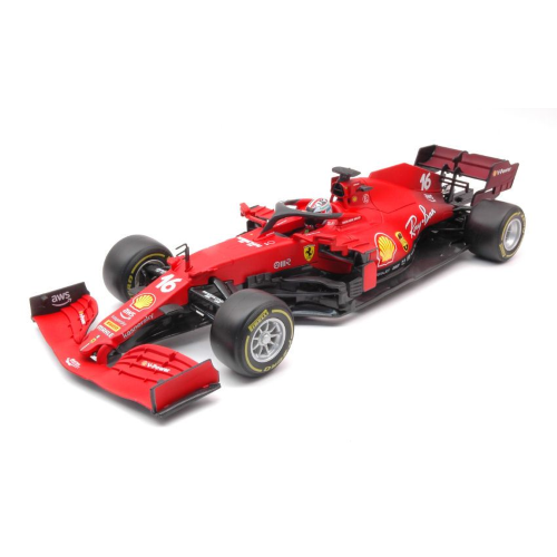 Macheta auto Ferrari F1 SF21 Charles Leclerc n.16 (2021) 1:18 Bburago