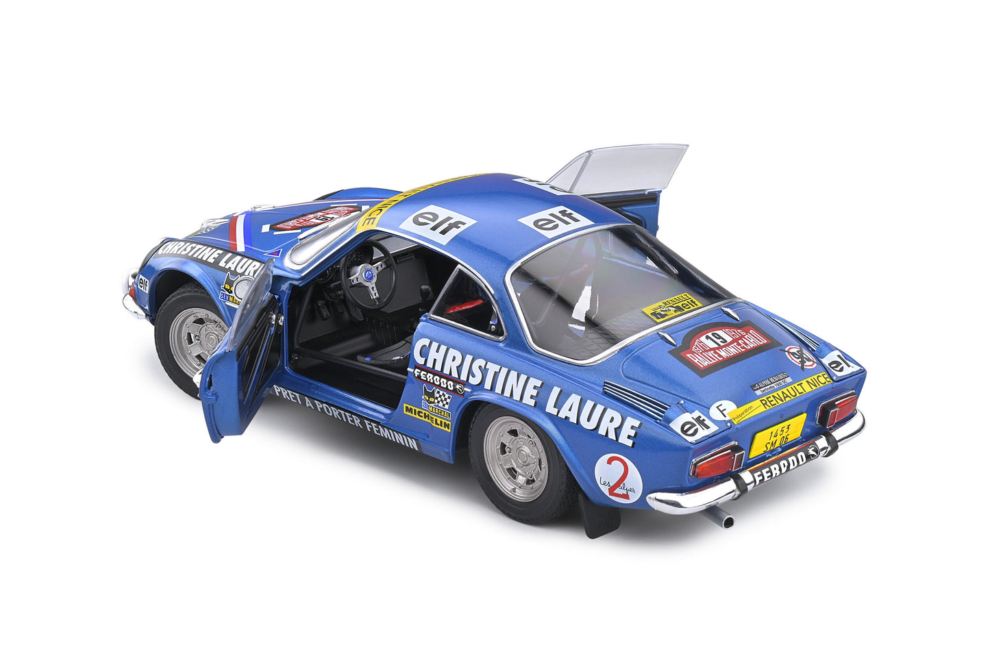 Macheta auto Alpine A110 1600S Rallye Monte-Carlo (1976) 1:18 Solido