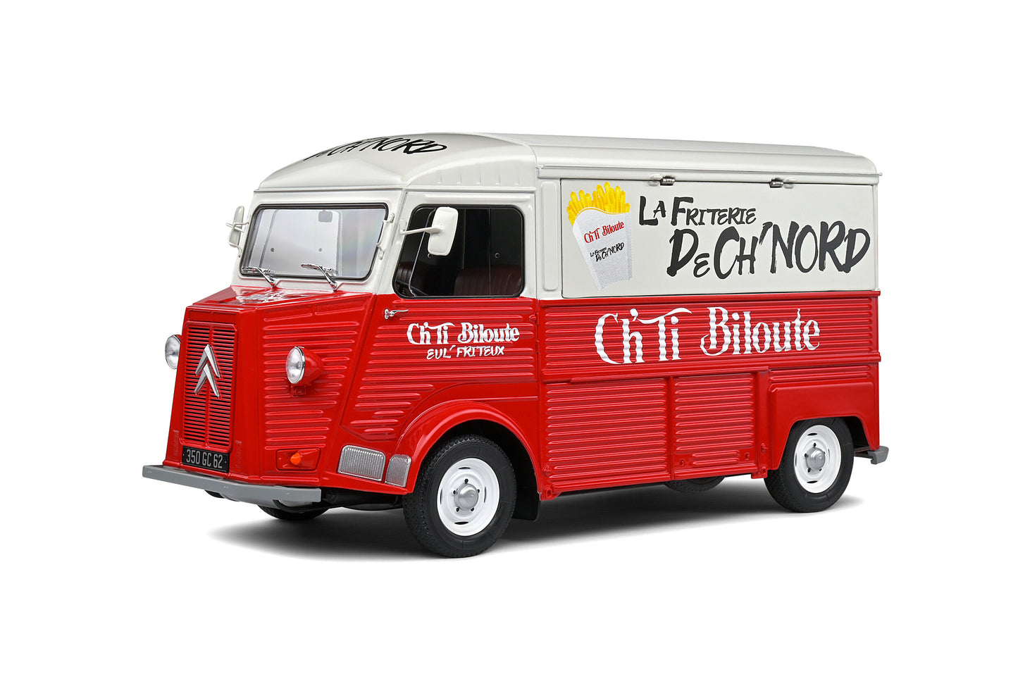 Macheta auto Citroen Type Hy Friterie Ch'Ti Biloute (1969) 1:18 Solido