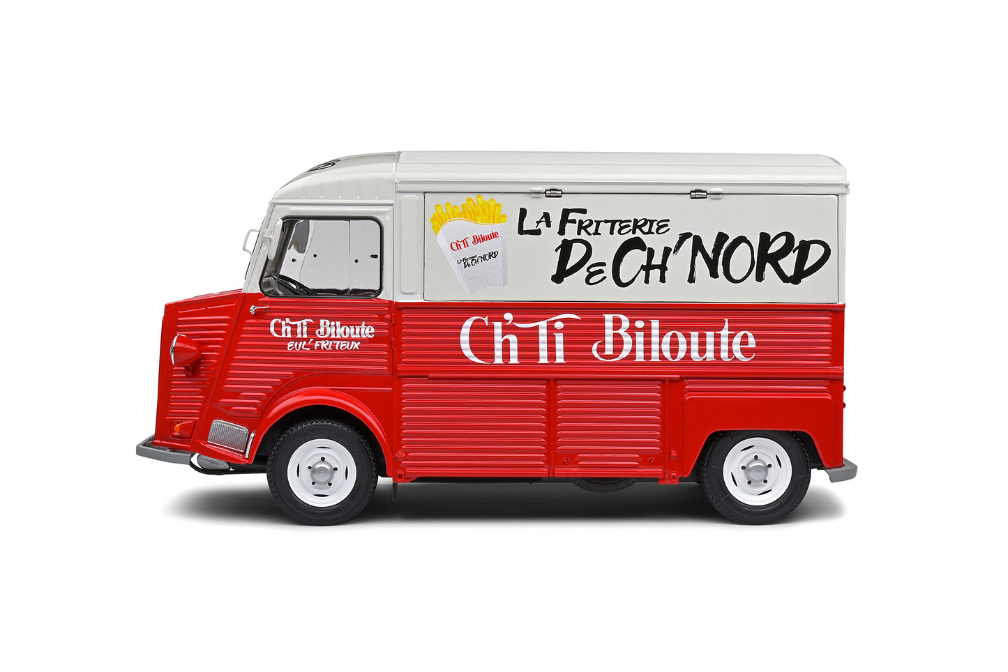 Macheta auto Citroen Type Hy Friterie Ch'Ti Biloute (1969) 1:18 Solido