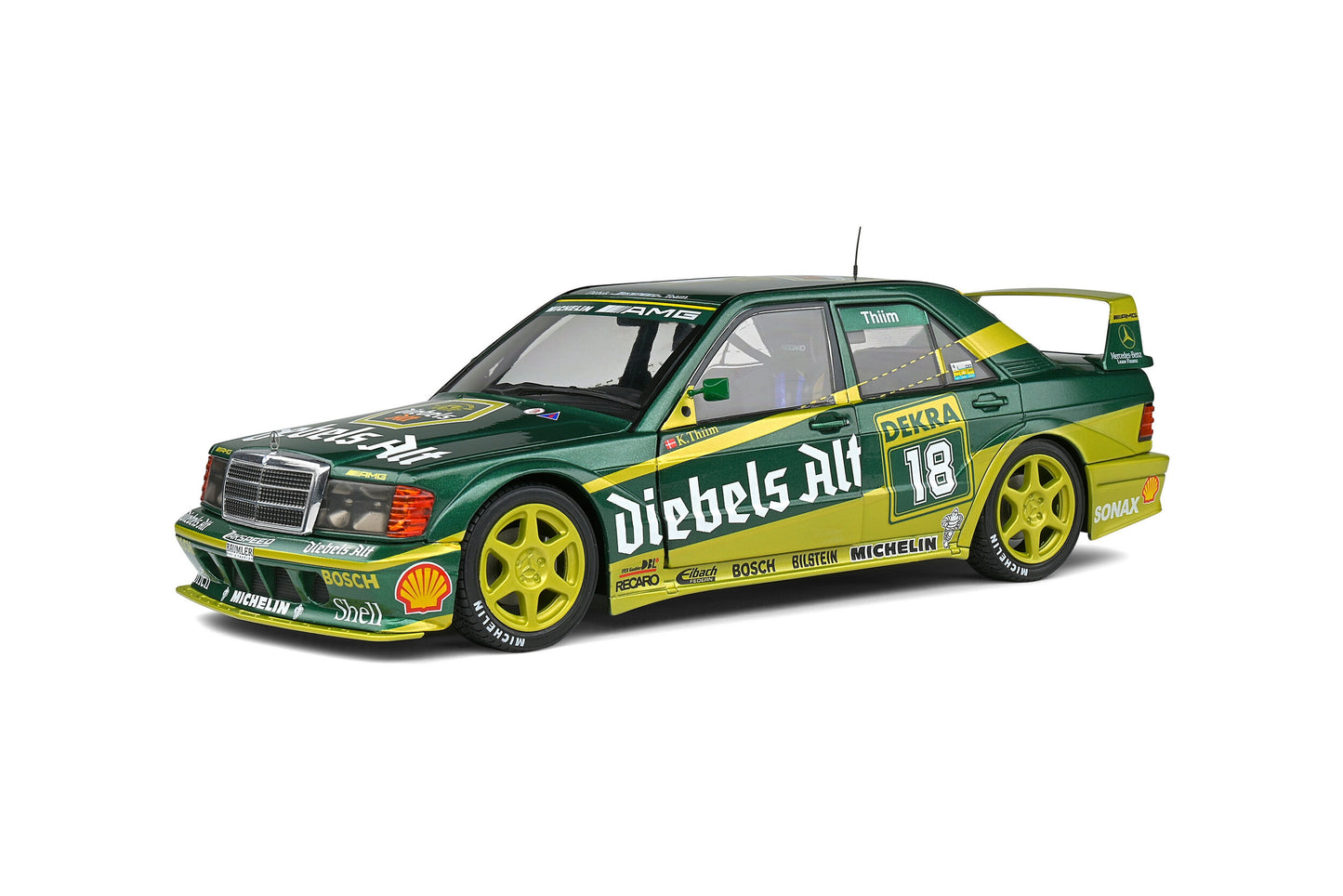 Macheta auto Mercedes-Benz 190 EVO II DTM (1992) 1:18 Solido