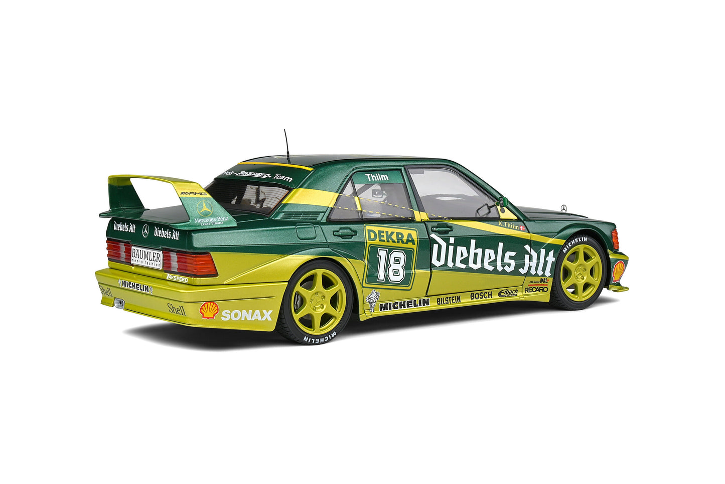 Macheta auto Mercedes-Benz 190 EVO II DTM (1992) 1:18 Solido