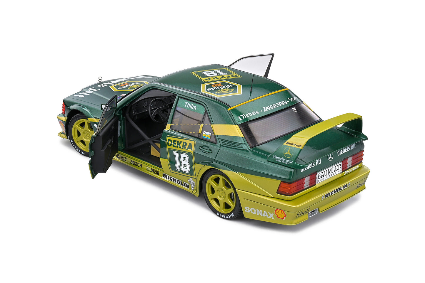 Macheta auto Mercedes-Benz 190 EVO II DTM (1992) 1:18 Solido