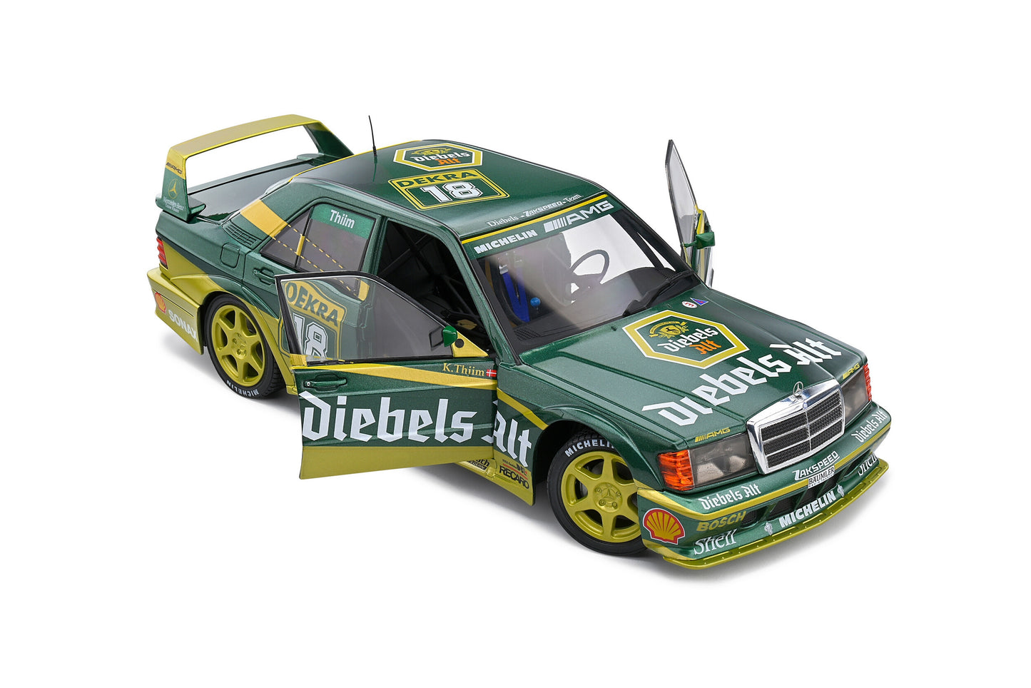 Macheta auto Mercedes-Benz 190 EVO II DTM (1992) 1:18 Solido