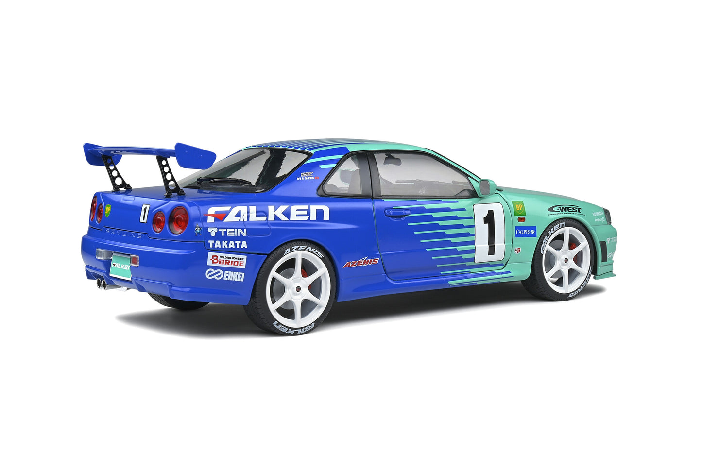 Macheta auto Nissan Skyline (R34) GT-R JGTC 2001 (1999) 1:18 Solido