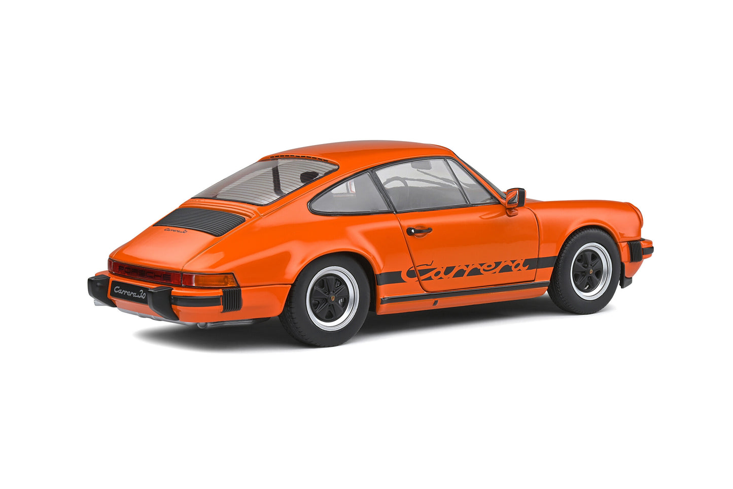 Macheta auto Porsche 911 3,0 Carrera Gulf Orange (1977) 1:18 Solido