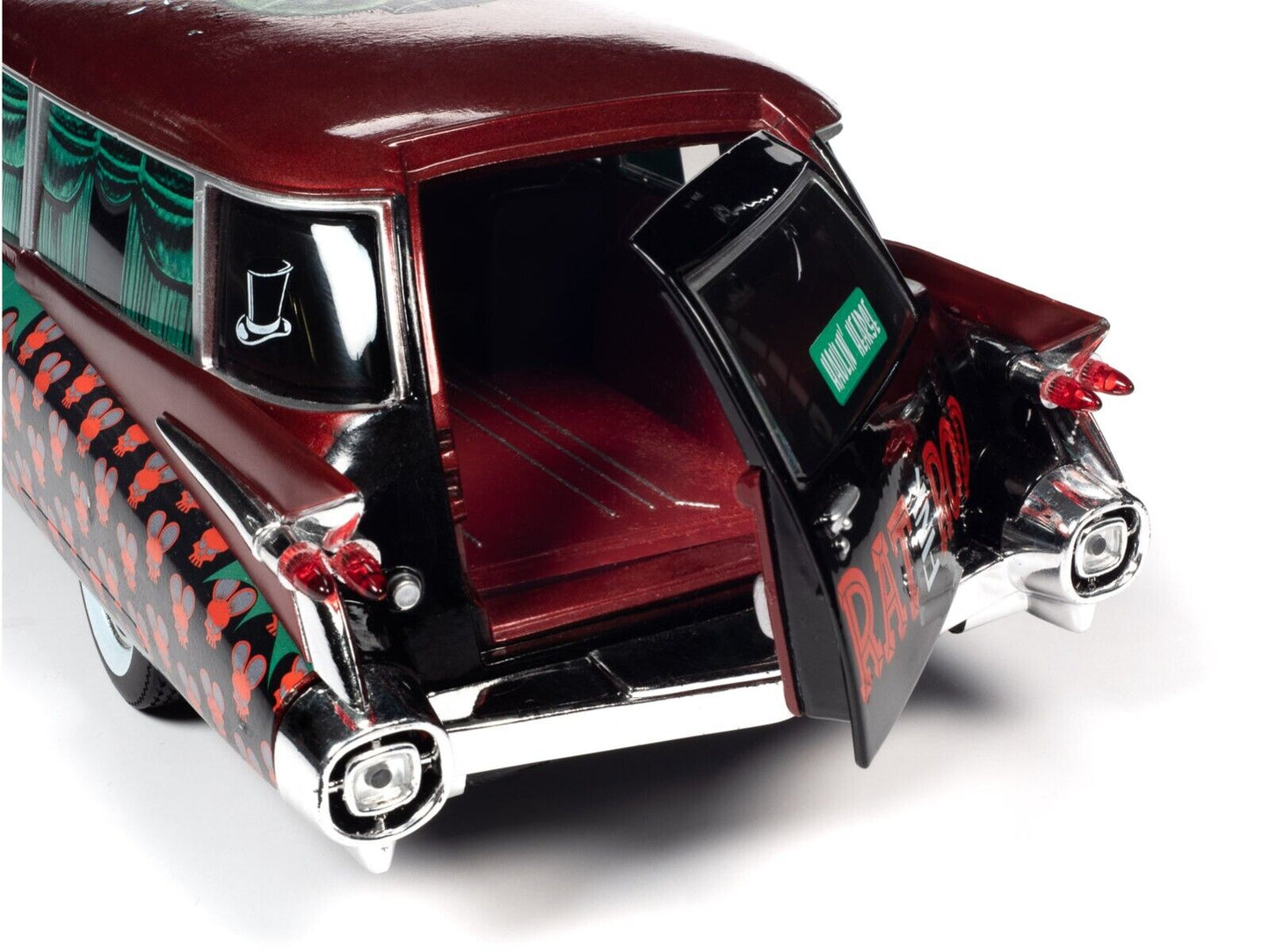 Macheta auto Cadillac Eldorado Hearse Rat Finke (1959) 1:18 AutoWorld