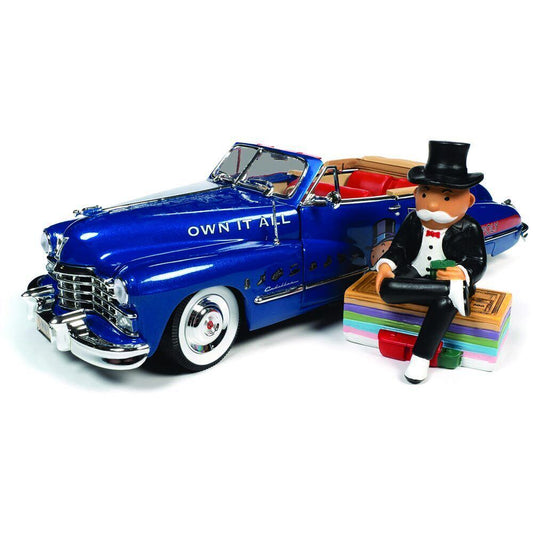 Macheta auto Cadillac Convertible Monopoly  (1947) 1:18 AutoWorld