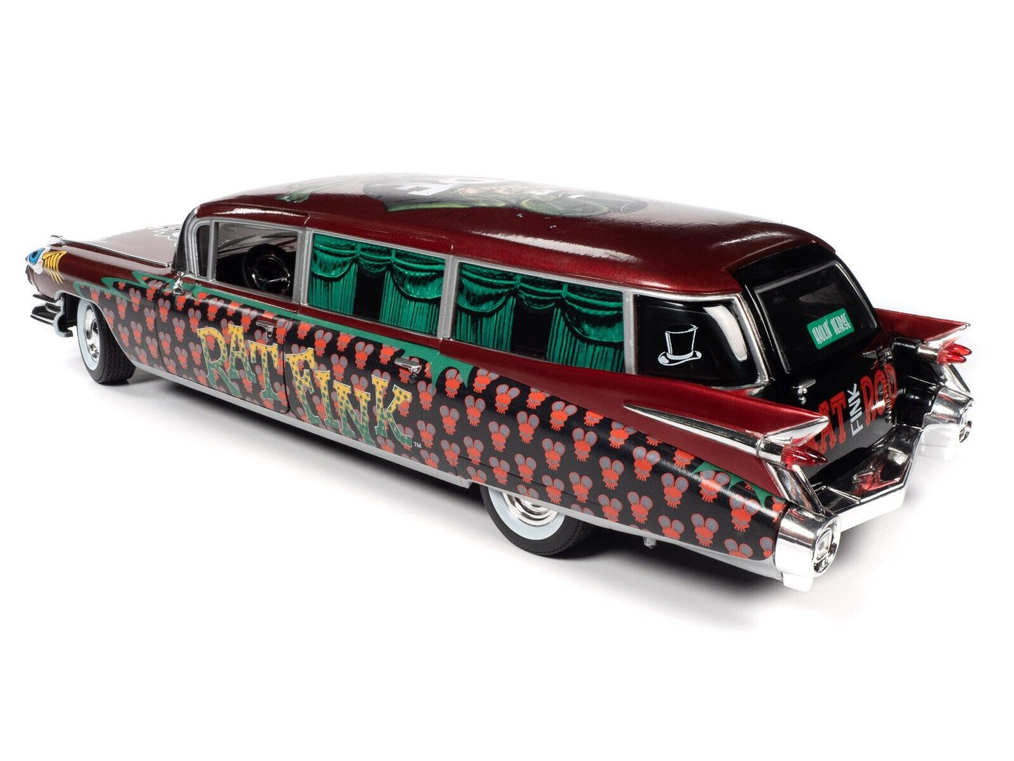 Macheta auto Cadillac Eldorado Hearse Rat Finke (1959) 1:18 AutoWorld