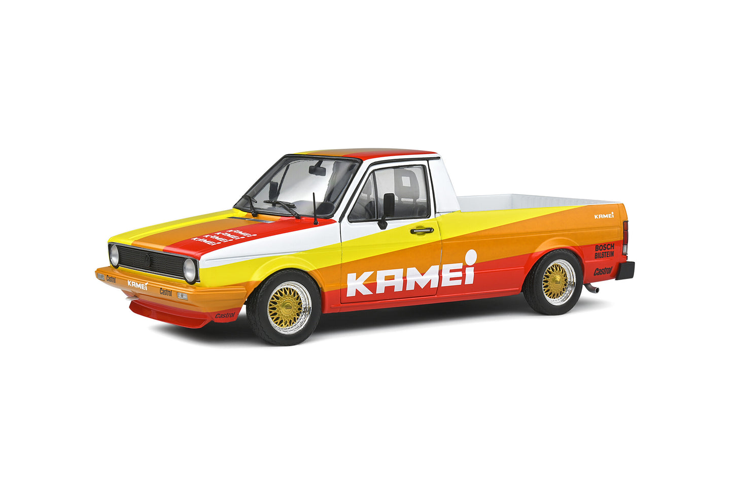 Macheta auto Volkswagen Caddy Mk.1 Kamei tribute "Street Fighter" Red (1982) 1:18 Solido